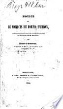 Notice sur le marquis de Fortia-d'Urban