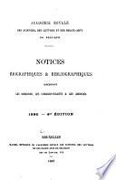 Notices biographiques et bibliographiques
