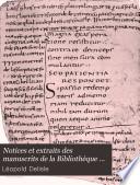 Notices et extraits des manuscrits de la Bibliothèque Nationale et autres bibliothèques