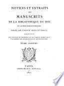 Notices et extraits des manuscrits de la Bibliothèque nationale et autres bibliothèques