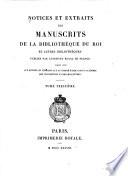 Notices et extraits des manuscrits de la Bibliothèque nationale et autres bibliothèques