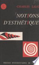Notions d'esthétique