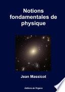 Notions fondamentales de physique