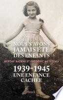 Nous n'avons jamais été des enfants