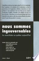 Nous sommes ingouvernables