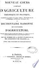 Nouveau cours complet d'agriculture théorique et pratique