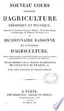 Nouveau cours complet d'agriculture théorique et pratique