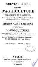 Nouveau cours complet d'agriculture théorique et pratique