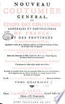 Nouveau coutumier général