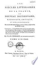 Nouveau dictionnaire bibliographique portatif, ou, essai de bibliographie universelle...