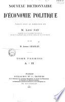 Nouveau dictionnaire d'économie politique