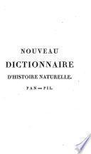 Nouveau Dictionnaire d'histoire naturelle appliqué aux arts, principalement à l'agriculture et à l'économie rurale et domestique, par une Société de naturalistes et d'agriculteurs...