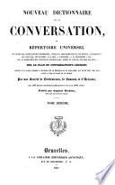 Nouveau dictionnaire de la conversation