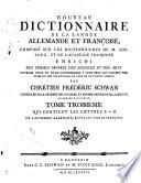 Nouveau dictionnaire de la langue allemande et françoise