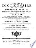 Nouveau dictionnaire de la langue allemande et françoise