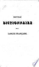 Nouveau dictionnaire de la langue française