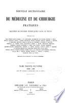 Nouveau Dictionnaire de médecine et de chirurgie pratiques illustré de figures intercalées dans le texte