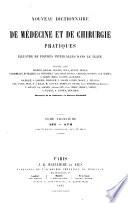 Nouveau Dictionnaire de médecine et de chirurgie pratiques illustré de figures intercalées dans le texte