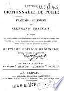 Nouveau dictionnaire de poche français-allemand et allemand-français