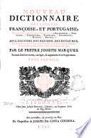 Nouveau dictionnaire des langues françoise, et portugaise,