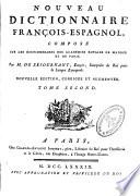 Nouveau Dictionnaire Espagnol,François et Latin...