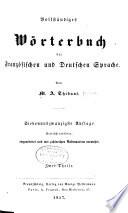 Nouveau dictionnaire franais-allemand et allemand-francais