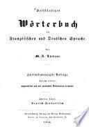 Nouveau dictionnaire français-allemand et allemand-français