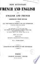 Nouveau dictionnaire français-anglais et anglais-français abrégé de Boyer rédigé d'après les meilleurs dictionnai, 2