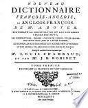 Nouveau dictionnaire francois-anglois et anglois-francois