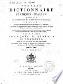 Nouveau dictionnaire françois-italien
