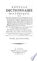 Nouveau dictionnaire historique: Co-Ez