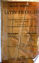 Nouveau dictionnaire latin-français