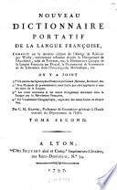 Nouveau Dictionnaire portatif de la Langue Françoise