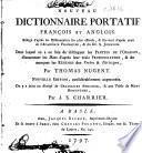 Nouveau dictionnaire portatif, françois eet anglois