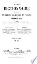 Nouveau dictionnaire pratique de médecine, de chirurgie, et d'hygiène vétérinaires