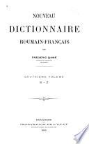 Nouveau dictionnaire roumain-français