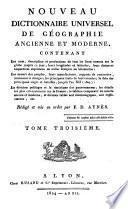 Nouveau dictionnaire universel de géographie ancienne et modern