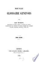 Nouveau glossaire génevois