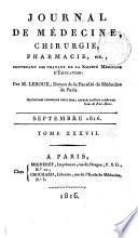 Nouveau journal de médecine, chirurgie, pharmacie, etc