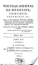 Nouveau journal de médecine, chirurgie, pharmacie