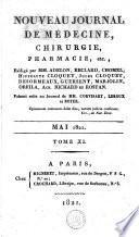 Nouveau journal de médecine, chirurgie, pharmacie