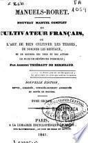 Nouveau manuel complet du cultivateur français: (276 p., 2 h. de lám. pleg.)