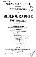 Nouveau manuel de bibliographie universelle