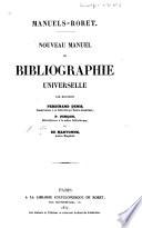 Nouveau manuel de bibliographie universelle