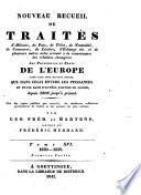 Nouveau recueil de traités d'alliance