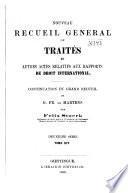 Nouveau recueil général de traités et autres actes relatifs aux rapports de droit international