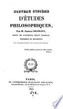 Nouveau système d'études philosophiques