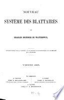 Nouveau système des Blattaires par Charles Brunner