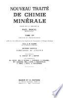 Nouveau traité de chimie minérale: Uranium. 3 v. Sous la direction de R. Caillat et J. Elston