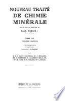 Nouveau traité de chimie minérale: Uranium. 3 v. Sous la direction de R. Caillat et J. Elston